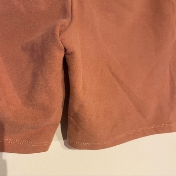 NIA Nordstrom Cotton Blend Shorts Pink Rose Drawstring Waist Gym Shorts Womens S - Picture 3 of 6